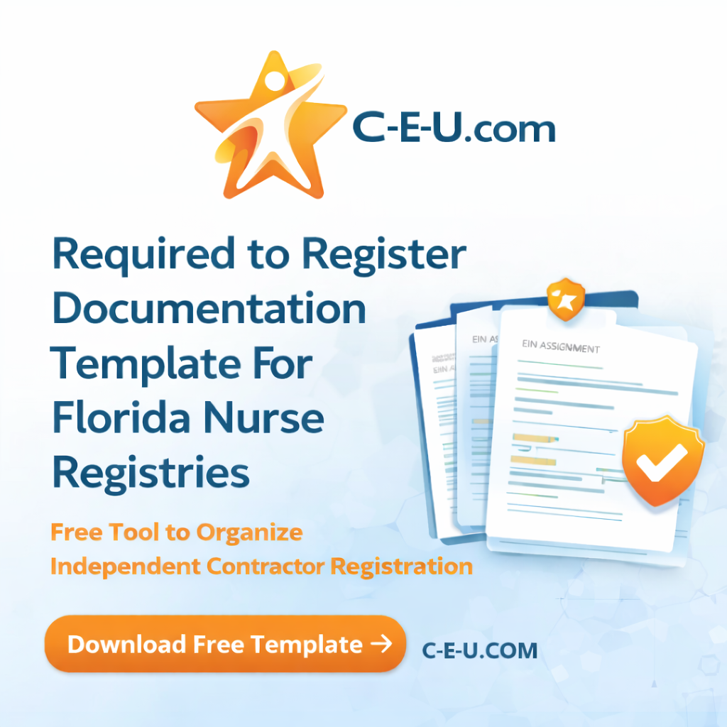 Florida Nurse Registry “Required to Register” Template