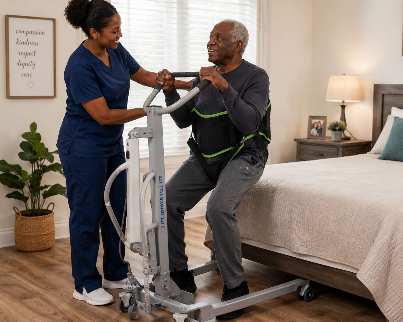 Sit-to-Stand Lift Training for Caregivers and CNAs