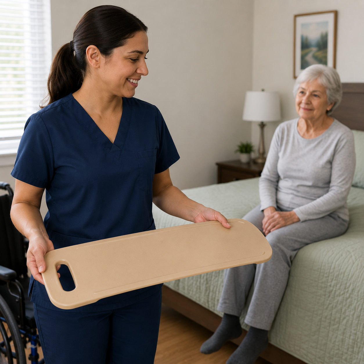 Transfer Board Training for In-Home Caregivers and CNAs